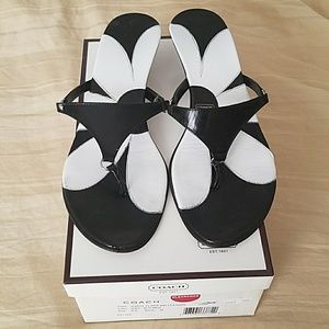 Coach - Black sandals